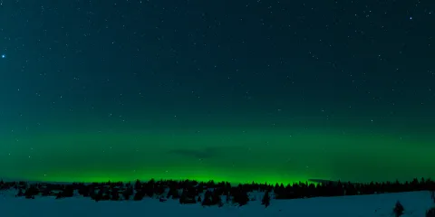 Nordlys over Nevelvann